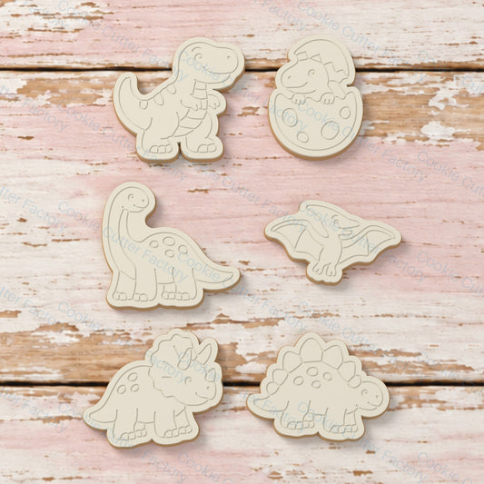Dinosaur Pals Cookie Cutter and Embosser Stamp Set - 6 Designs | CCF_APPROVED_MEDIA_V1:2:13bc7ae08b867c381b401528f2558a77e63009aea125aad2ae4934feb7d71be4