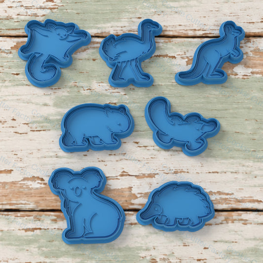 Australian Animal Friends Cookie Cutter and Embosser Stamp Set - 7 Designs | CCF_APPROVED_MEDIA_V1:1:e44cab86bbce0a9b76d07287d12d171132039bec8abe43dc0b06911aa4dcc130