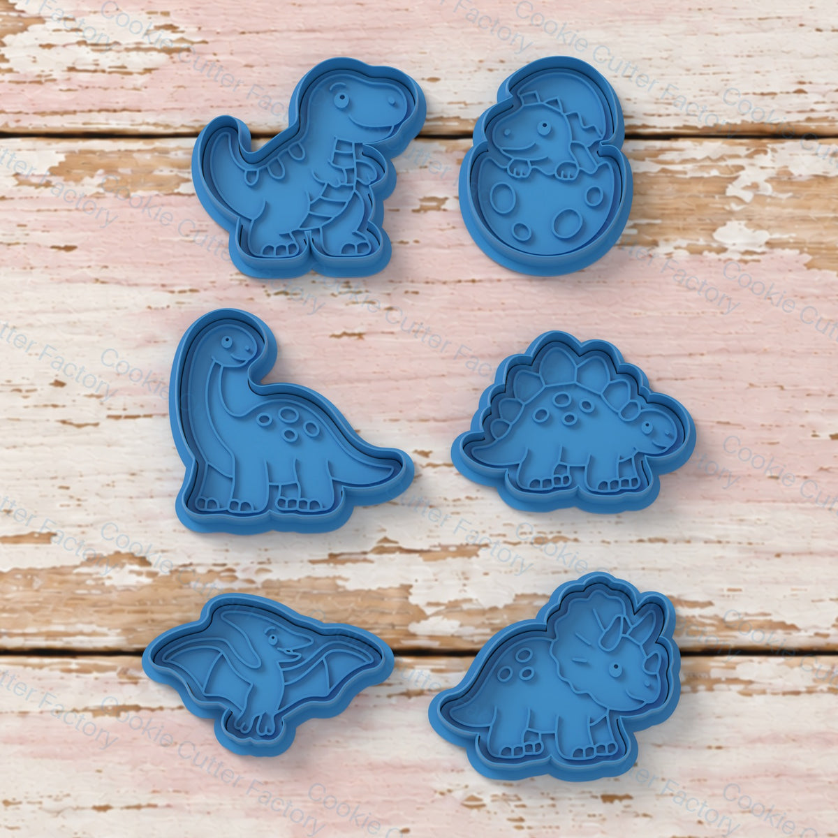 Dinosaur Pals Cookie Cutter and Embosser Stamp Set - 6 Designs | CCF_APPROVED_MEDIA_V1:1:42e70871fa975dfb74b870542d66a3412a7d108f9bf2e3535ae832d5f577c334