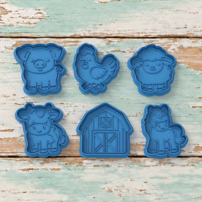 Little Farm Friends Cookie Cutter and Embosser Stamp Set - 6 Designs | CCF_APPROVED_MEDIA_V1:1:e467071710a489f8d95f06fc9a594a3599d18b2adb0943bed08bdb28248307f1