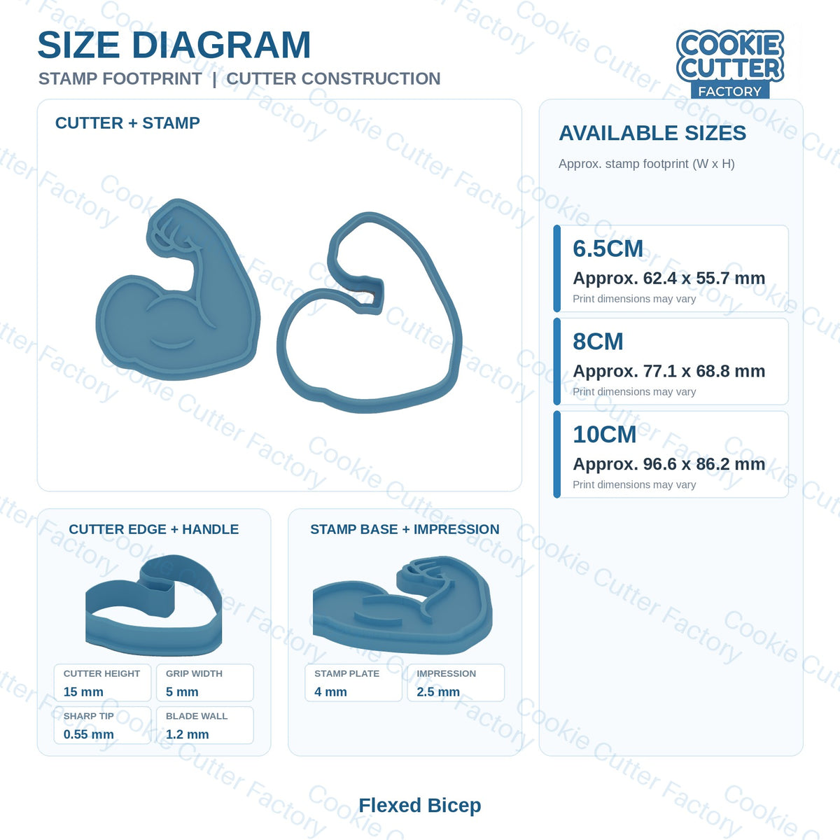 Gym Workout Cookie Cutter and Embosser Set - 6 Designs | CCF_APPROVED_MEDIA_V1:2:df82900576a8e2fa967bf053428188ce367f3293dec42449edee0395177397f9