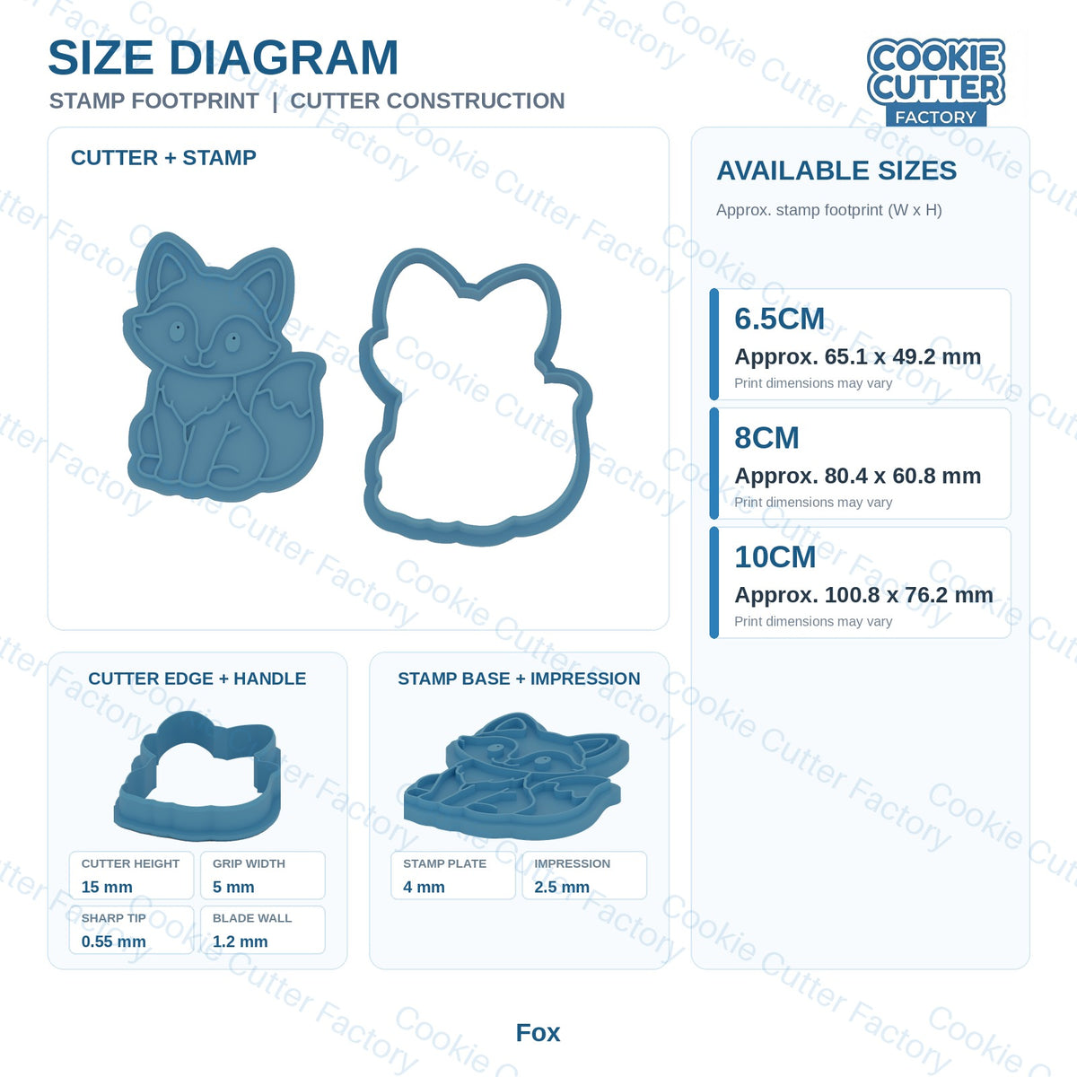 Woodland Friends Cookie Cutter and Embosser Stamp Set - 6 Forest Animals | CCF_APPROVED_MEDIA_V1:3:715380417da473a382771d9cec51c08fbb3a3203d27f95d19d9b5161c0215a9c