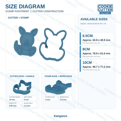 Australian Wildlife Pals Cookie Cutter and Embosser Stamp Set - 9 Designs | CCF_APPROVED_MEDIA_V1:3:26b5de378f23338fb209182a868f82565a027906ac8c9de9f60821f978addc9a