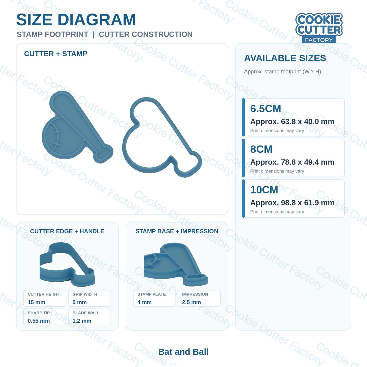 Baseball Cookie Cutter and Embosser Set - 6 Designs | CCF_APPROVED_MEDIA_V1:5:35f18076c1c55b791750ca7120848aba897d221a7c068f97c7e1a276fb3a91e5