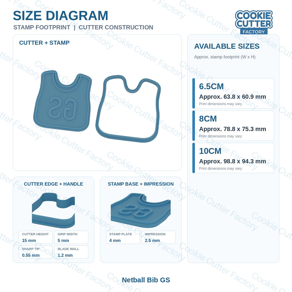 Netball Cookie Cutter and Embosser Set - 6 Designs | CCF_APPROVED_MEDIA_V1:5:ad2bd17796d80dc1beeae8e69b17fd8693aca1086b894593b980a4c4c7ea73b8