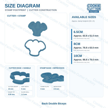 Muscles and Bodybuilding Cookie Cutter and Embosser Set - 6 Designs | CCF_APPROVED_MEDIA_V1:6:7bf10151a1f195721f22f0c1dab6979a074fb270cd6eb112c336895a0024a61a