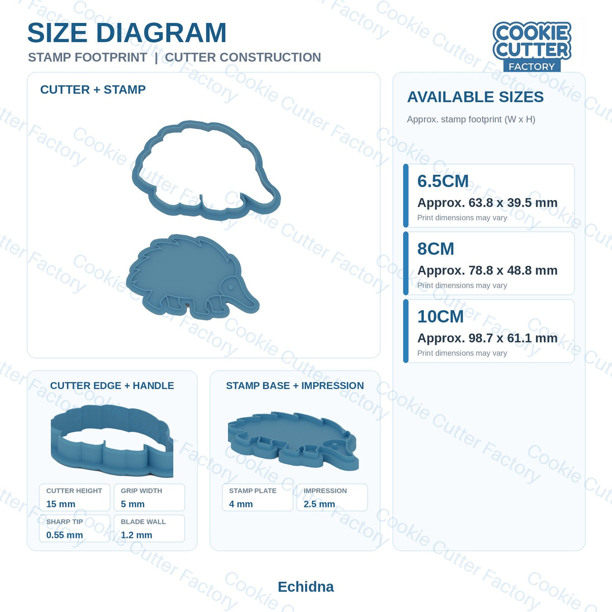 Australian Animal Friends Cookie Cutter and Embosser Stamp Set - 7 Designs | CCF_APPROVED_MEDIA_V1:7:415cf3d2d45f84c1ecd9cbce2d15e427dedcce9a4cc15b8b54eab01c777bb807