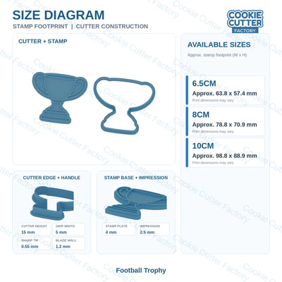 Aussie Rules Football Cookie Cutter and Embosser Set - 6 Designs | CCF_APPROVED_MEDIA_V1:8:21e4a16e78b83dffec98e2d9590ab58f5f0db6f87e46e075c4bd2aea5ee793c7