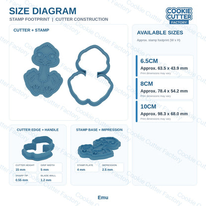 Australian Wildlife Pals Cookie Cutter and Embosser Stamp Set - 9 Designs | CCF_APPROVED_MEDIA_V1:8:1e34c0c222226f9a10724ba4ed0fa2b67d05fa28c94f453d606639c28e5be79b