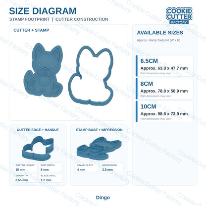 Australian Wildlife Pals Cookie Cutter and Embosser Stamp Set - 9 Designs | CCF_APPROVED_MEDIA_V1:10:c949b13a7e657eda32fcfa6a9fb3b9e2e195e793b1d51ae13c1b5457a85f3cf3