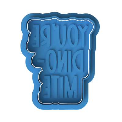You're Dino-Mite Cookie Cutter and Embosser Stamp | Dinosaur Pun, Kids Birthday, Funny Valentine