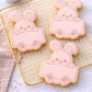 Easter Bunny with Plaque Cookie Cutter and Embosser Set – Easter Collection