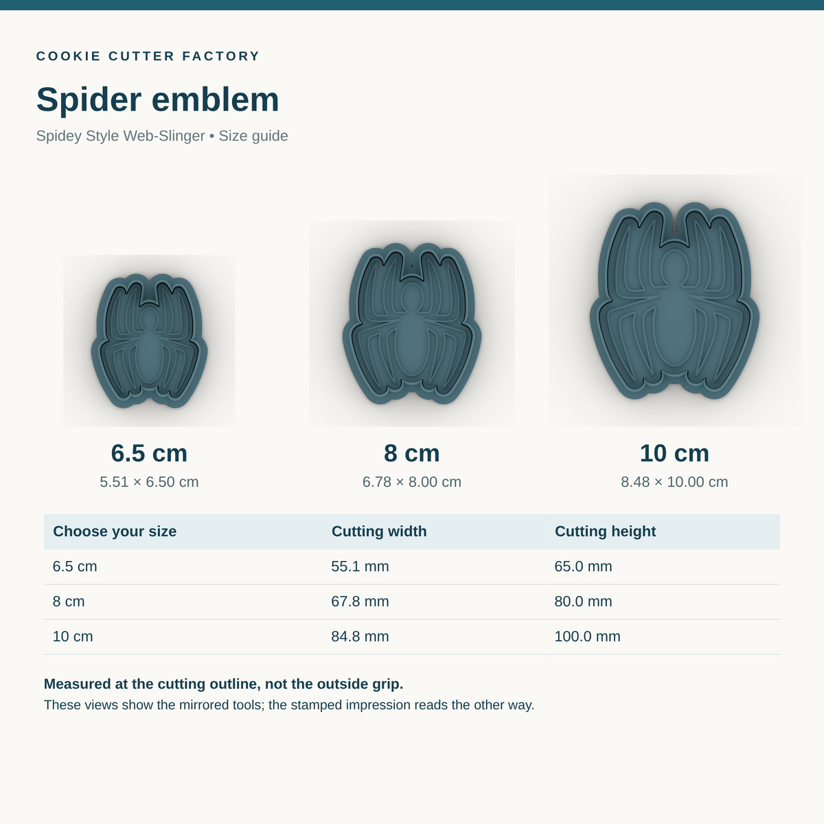 Spidey Style Web-Slinger Cookie Cutter and Embosser Set (Set of 5) | CCF_APPROVED_MEDIA_V1:4:5480369e0c59df60f09eb3f97e3b56346ae8a1bdc9108602f0516b3b4d8af606