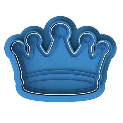 Royal Crown Cookie Cutter & Embosser – Princess & Prince Party Cookie Design