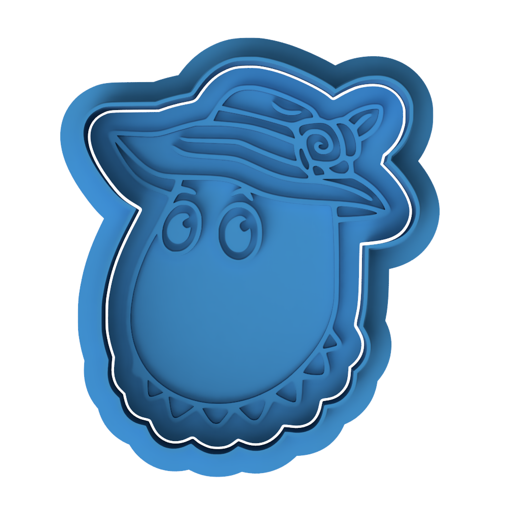 Dorothy the Dinosaur Cookie Cutter and Embosser Set | The Wiggles Party Baking