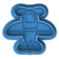 Cute Biplane Airplane Cookie Cutter and Embosser Set | Pilot, Travel, Adventure, Baby Shower