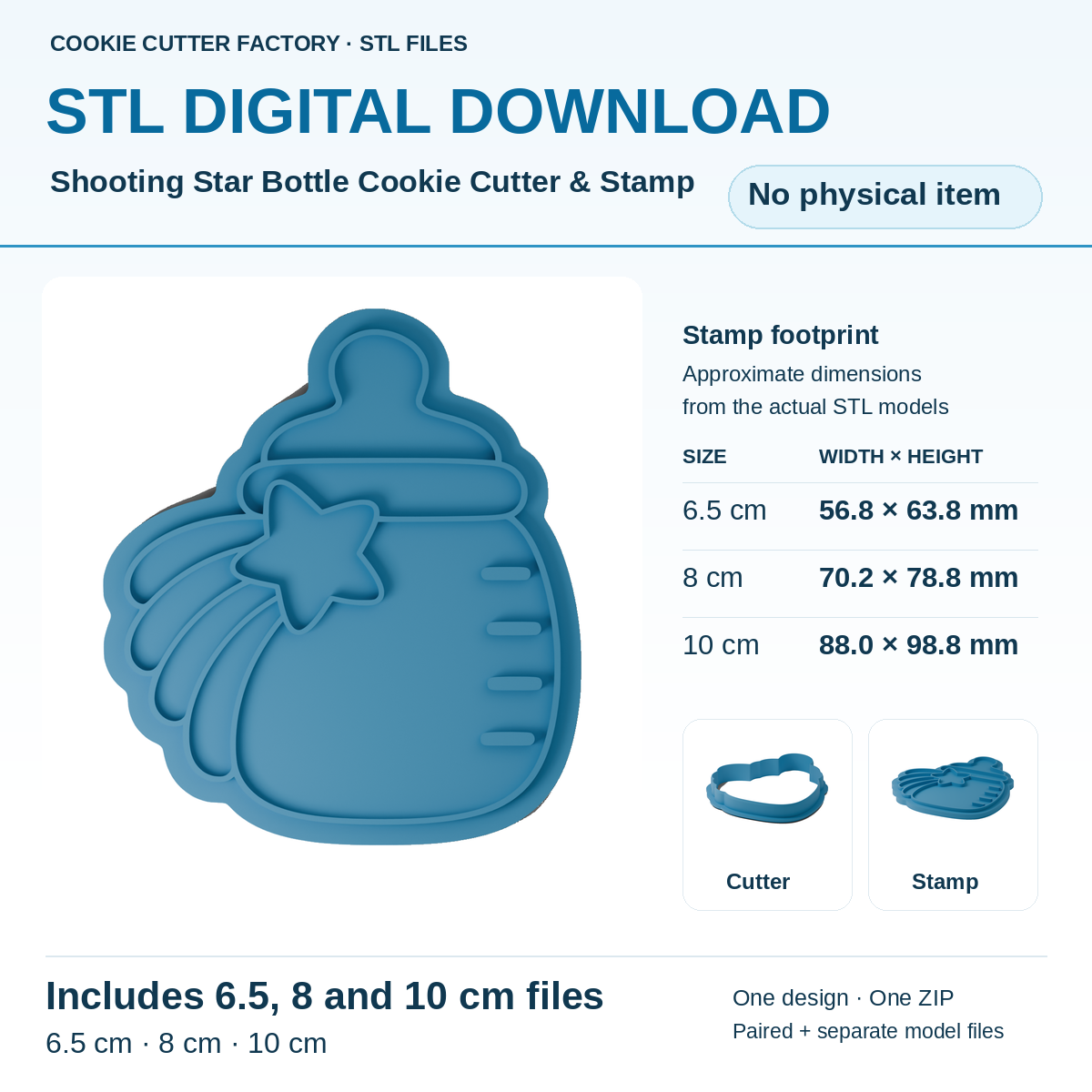 Shooting Star Bottle Cookie Cutter & Stamp — All Sizes STL Download | CCF_APPROVED_MEDIA_V1:1:6e67b61d9e6c6b18540ea3e457a70d7a99c614398bff8d6c82499f51129c79e3