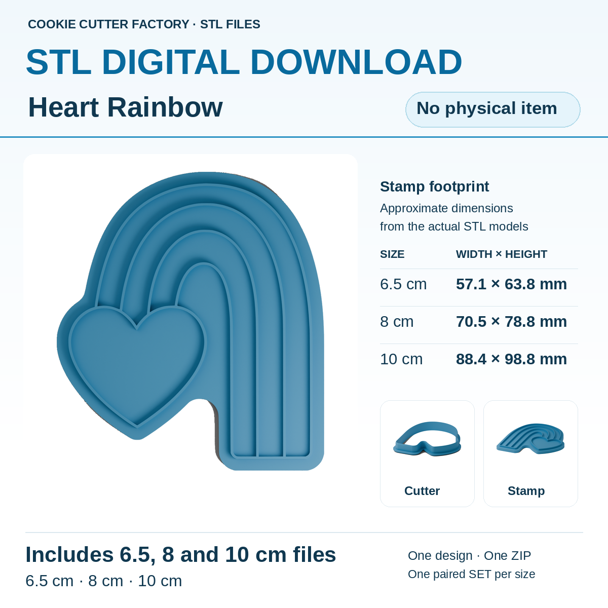 Rainbow Overlapping Heart Cookie Cutter and Embosser Stamp - All Sizes STL Download | CCF_APPROVED_MEDIA_V1:1:ca2154a32cb95164a9c522c570176df689602bca65ce994eec1993666f235674