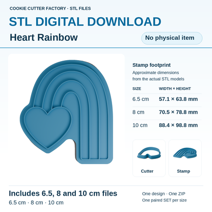 Rainbow Overlapping Heart Cookie Cutter and Embosser Stamp - All Sizes STL Download | CCF_APPROVED_MEDIA_V1:1:ca2154a32cb95164a9c522c570176df689602bca65ce994eec1993666f235674