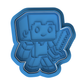 Minecraft Player Character with Sword Cookie Cutter and Embosser Set | Gamer, Adventure