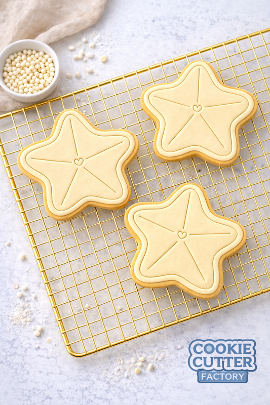 Starfish with Heart Cookie Cutter and Embosser Set – Under the Sea & Nautical Baking Tool