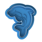 Dolphin Cookie Cutter & Embosser – Ocean Animal Biscuit Stamp
