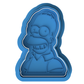 Classic Cartoon Dad 'Homer' Cookie Cutter & Embosser Stamp