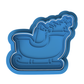 Santa's Sleigh Cookie Cutter and Embosser Set | Christmas Sleigh Holiday Presents