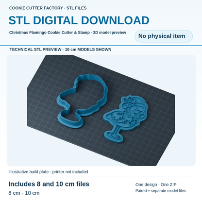 Christmas Flamingo Cookie Cutter & Stamp — All Sizes STL Download | CCF_APPROVED_MEDIA_V1:2:07b3bcbe3129858e00612880604afefa7f08fd0752fb93934f9c00012e8b3dbc