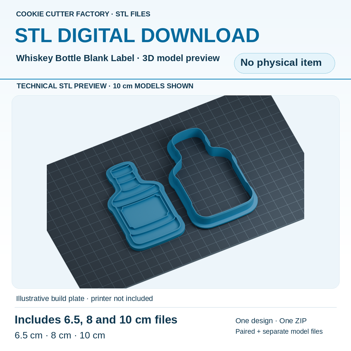 Liquor Bottle With Frame Label Cookie Cutter and Embosser Stamp - All Sizes STL Download | CCF_APPROVED_MEDIA_V1:2:ef74b7014f9a6e194e5548b0c2c0be0ac00e488c9f843c236cb449c287bb8a5a