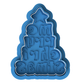 Merry Christmas Tree Cookie Cutter & Embosser – Holiday Text Cookie Design