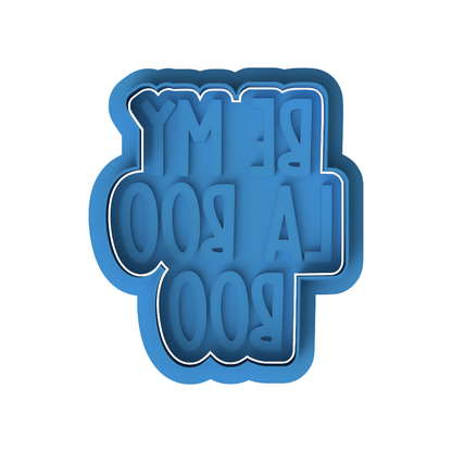Be My La Boo Boo Text Cookie Cutter and Embosser Stamp | Labubu Pun, Valentine's Day, Funny Quote