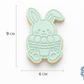 Easter Bunny in Basket Cookie Cutter and Embosser Set – Easter Collection