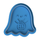 Ghost with Pumpkin Cookie Cutter & Embosser Halloween Biscuit Stamp