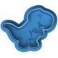 Cute T-Rex Dinosaur Cookie Cutter & Embosser – Fun Jurassic Party Biscuit Stamp