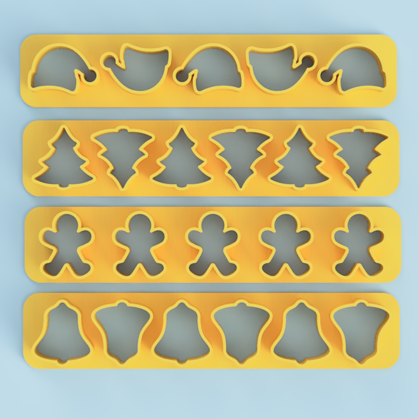 Christmas Mini Cookie Cutters Set 1