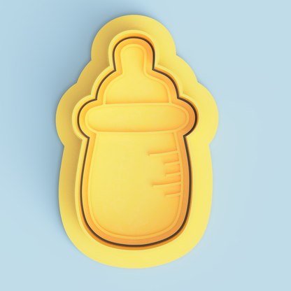 Baby Bottle Cookie  Cutter & Stamp V1