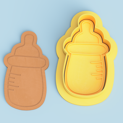 Baby Bottle Cookie  Cutter & Stamp V1