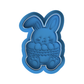 Easter Bunny in Basket Cookie Cutter and Embosser Set – Easter Collection