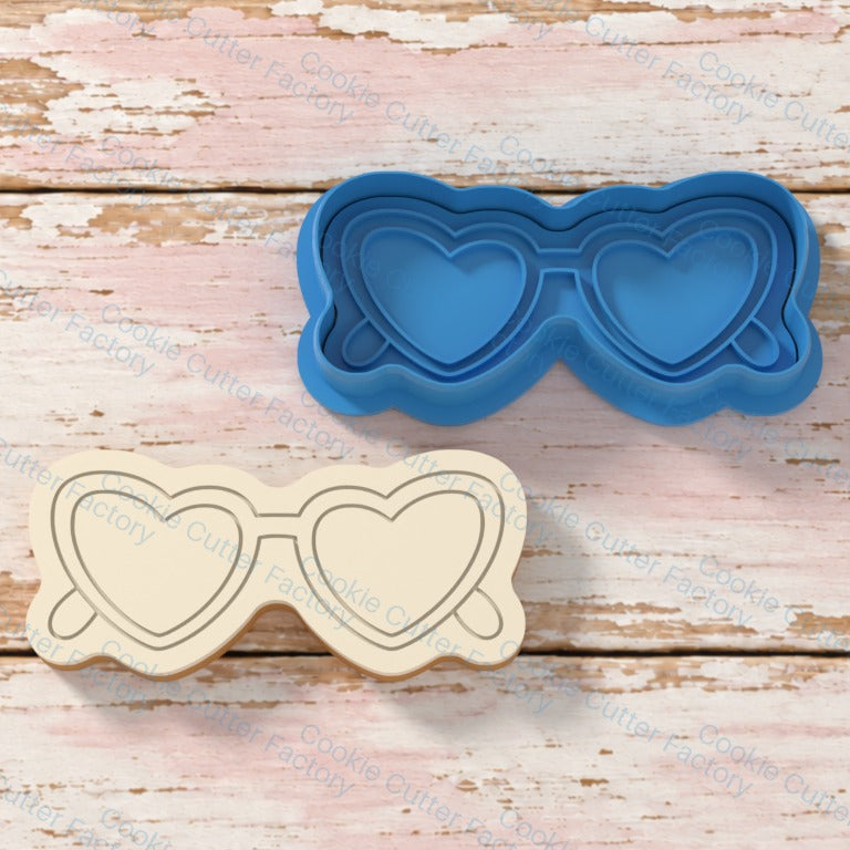 Heart Shaped Sunglasses Outline Cookie Cutter and Embosser Stamp - All Sizes STL Download | CCF_APPROVED_MEDIA_V1:3:ed78cfe43e58e1ba42f3ae47930fcdaf4860f3d528ae3db0fdcabbd9a902e594