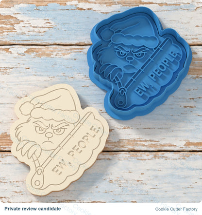 Ew, People Christmas Cookie Cutter & Embosser — All Sizes STL Download | CCF_APPROVED_MEDIA_V1:3:e454e69495d6b1ba945054e2878594762cd146aff85f09d02f9c4e5d663bd4ad