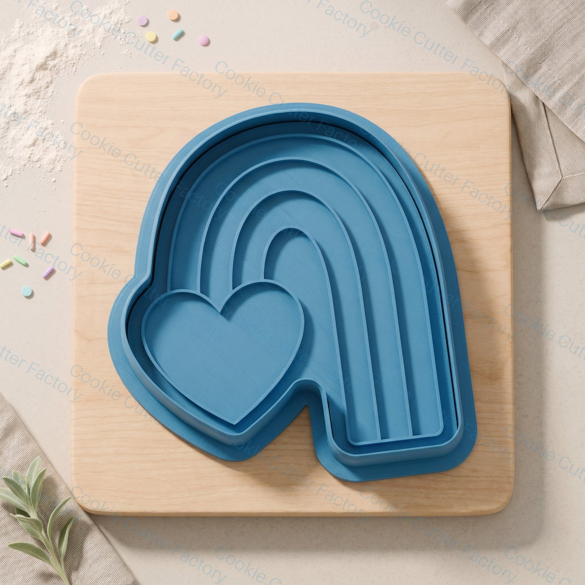 Rainbow Overlapping Heart Cookie Cutter and Embosser Stamp - All Sizes STL Download | CCF_APPROVED_MEDIA_V1:3:282e28a4fbbb8e0e40a29ebd8519fa2cac56e6bbeb87544b956403ed01a83707