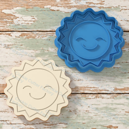 Happy Sunshine Face Outline Cookie Cutter and Embosser Stamp - All Sizes STL Download | CCF_APPROVED_MEDIA_V1:3:e6e26bb5edcab908cb9e74fc461ad7d20ee0eea685fc76aabf9cc38ed6c47482