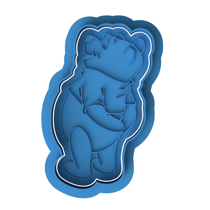Bear Cookie Cutter & Embosser – Classic Storybook Style Winnie Inspired