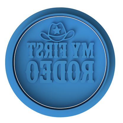 My First Rodeo Cookie Stamp| Cowboy Baby Shower