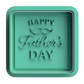 Happy Father's Day Cookie Cutter & Embosser Stamp