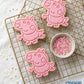 Playful Little Brother Pig Cookie Cutter and Embosser Set – Cartoon Family Baking Tool