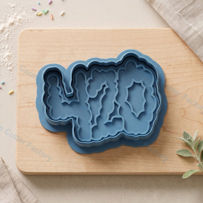420 Smoke Cloud Cookie Cutter and Embosser Stamp