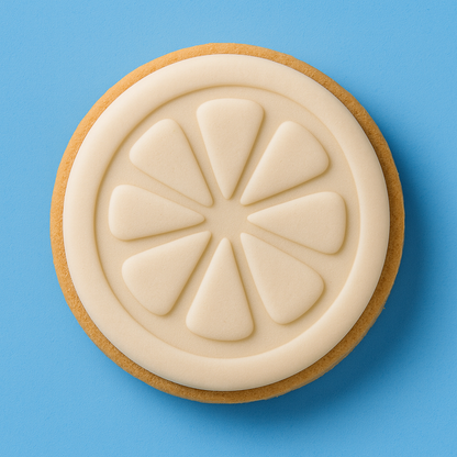Citrus Slice Cookie Cutter with Embosser – Summer Fruit Cookie Stamp