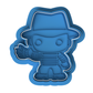 Freddy Krueger Horror Cookie Cutter with Embosser | Halloween Scary Movie Villain Biscuit Stamp | Nightmare Baking Tool